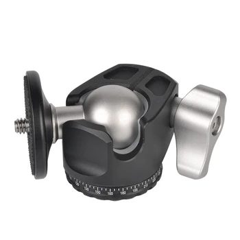 D-25 CNC Machining Double Notch Ball Head Mini Ball Head Low Center of Gravity for Tripod Monopod for Canon Nikon Sony DSLR
D-25 CNC Machining Double Notch Ball Head Mini Ball Head Low Center of Gravity for Tripod Monopod for Canon Nikon Sony DSLR