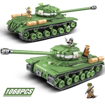 2020 New Building Blocks Sets Technic Military Soviet Stalin 2M Heavy Tank Weapon WW2 Tank Weapon Bricks Toys
2020 New Building Blocks Sets Technic Military Soviet Stalin 2M Heavy Tank Weapon WW2 Tank Weapon Bricks Toys