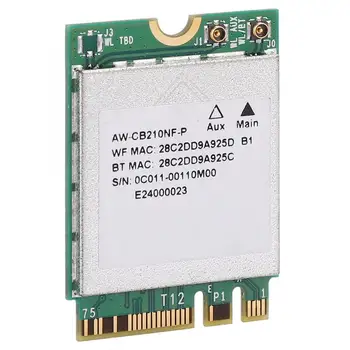 2.4GHz+5GHz Dual-Band Network Card BCM94356Z WiFi AC Wireless Network Card NGFF Interface
2.4GHz+5GHz Dual-Band Network Card BCM94356Z WiFi AC Wireless Network Card NGFF Interface
