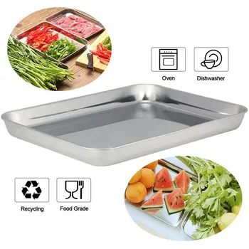 Square Stainless Steel Non-Stick Baking Pan Compact Toaster Oven Pan Tray Ovenware Dishwasher Safe Pie Tray Pizza Pan Bakeware
Square Stainless Steel Non-Stick Baking Pan Compact Toaster Oven Pan Tray Ovenware Dishwasher Safe Pie Tray Pizza Pan Bakeware