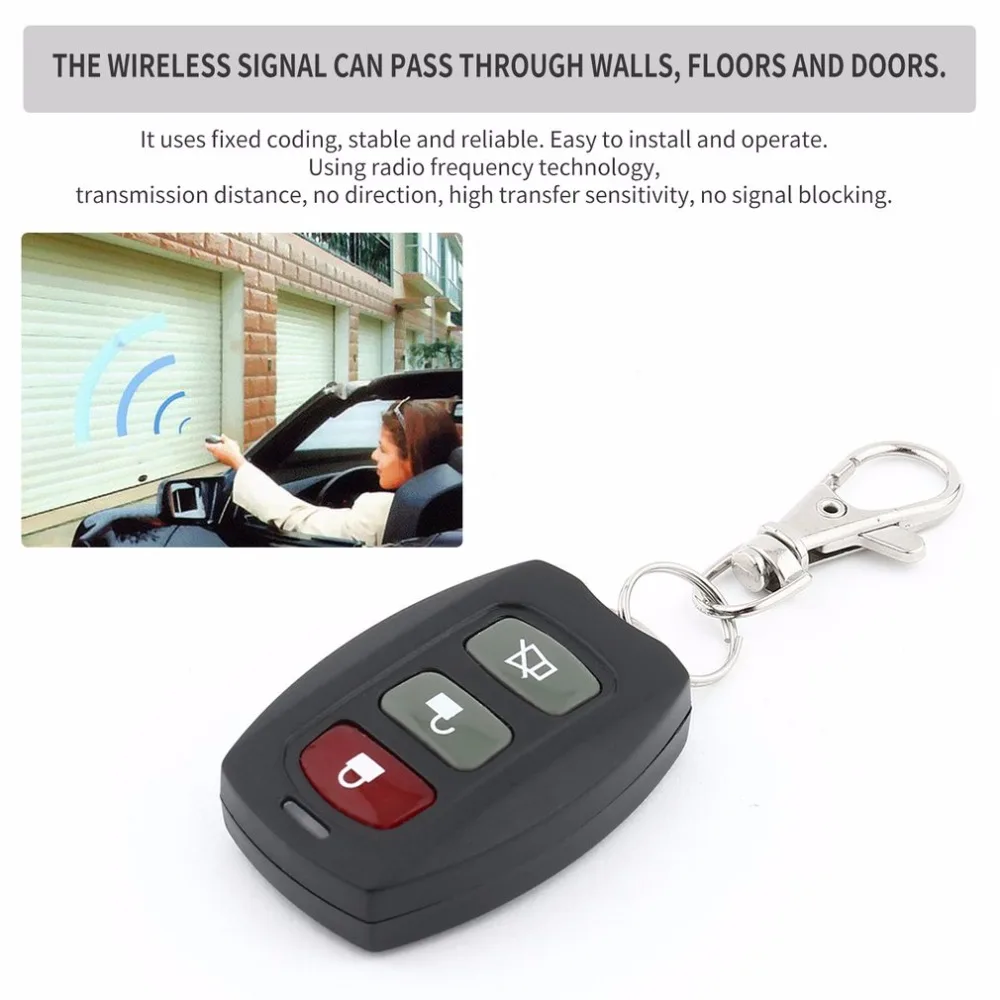 Wireless 3 Buttons Remote Control Car Key Duplicator Adjustable Frequency Electric Gate Garage Door Keychain LXF-105B
Wireless 3 Buttons Remote Control Car Key Duplicator Adjustable Frequency Electric Gate Garage Door Keychain LXF-105B