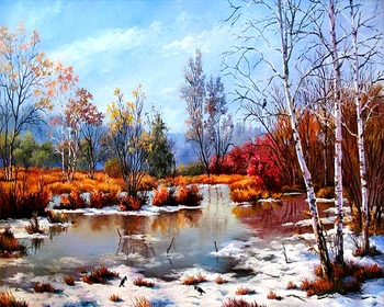 Snowing style Embroidery Counted Cross Stitch Kits Needlework - Crafts 14 ct DMC Color DIY Arts Handmade Decor A56907
Snowing style Embroidery Counted Cross Stitch Kits Needlework - Crafts 14 ct DMC Color DIY Arts Handmade Decor A56907