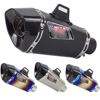 51MM Universal Motorcycle exhaust muffler escape moto with DB killer for KTM 125 390 vespa er6n zx10r z650 cbr750 K6 s1000RR MT
51MM Universal Motorcycle exhaust muffler escape moto with DB killer for KTM 125 390 vespa er6n zx10r z650 cbr750 K6 s1000RR MT