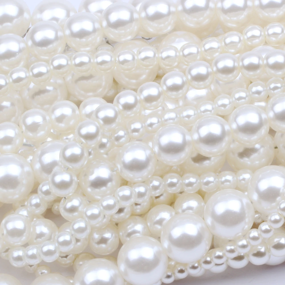 3-20mm Size 50pcs-240pcs High Bright Ivory Round Imitation shell Pearls smooth Loose Space beads For DIY Bracelet Jewelry Making
3-20mm Size 50pcs-240pcs High Bright Ivory Round Imitation shell Pearls smooth Loose Space beads For DIY Bracelet Jewelry Making