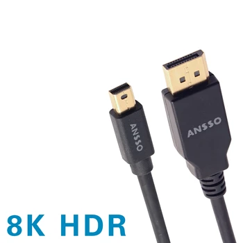 MiniDP to DP 1.4 8K 60Hz;4K 144Hz;Thunderbolt2 mini dp Notebook wiring converter cable Super soft cable Ultra Slim 0.5m 1.3m 2m
MiniDP to DP 1.4 8K 60Hz;4K 144Hz;Thunderbolt2 mini dp Notebook wiring converter cable Super soft cable Ultra Slim 0.5m 1.3m 2m