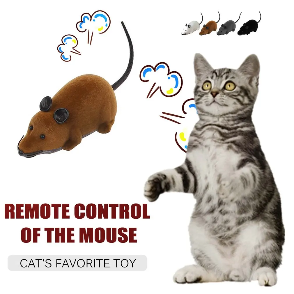 OUTAD Electronic RC Mice Toy Pets Cat Toy Mouse Remote Control Rat Mouse Toy for Cat Pet Wireless Moving Mouse For Kids Toys
OUTAD Electronic RC Mice Toy Pets Cat Toy Mouse Remote Control Rat Mouse Toy for Cat Pet Wireless Moving Mouse For Kids Toys
