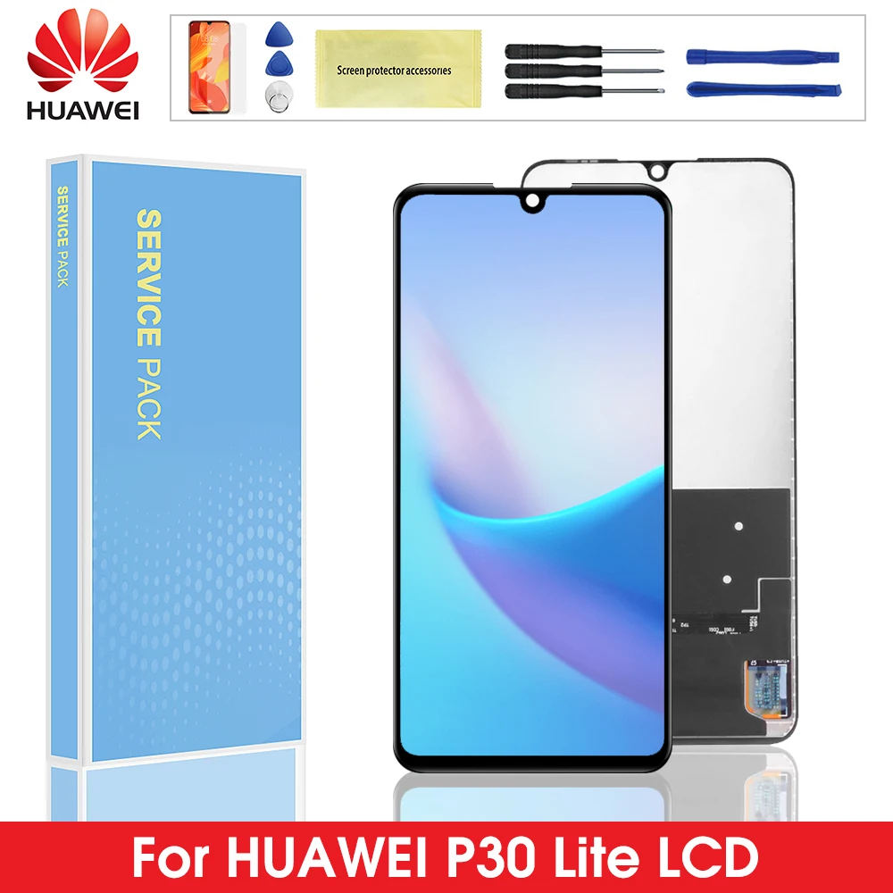 Original LCD For HUAWEI P30 Lite LCD Display Touch Screen With Frame For HUAWEI P30 Lite Display Screen Nova 4e MAR-LX1 LX2 AL01
Original LCD For HUAWEI P30 Lite LCD Display Touch Screen With Frame For HUAWEI P30 Lite Display Screen Nova 4e MAR-LX1 LX2 AL01