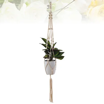 Flowerpot Hanging Net Handmade Knitting Cotton String Bag Wall-mounted Pendant Pouch Decor for Home Garden Store
Flowerpot Hanging Net Handmade Knitting Cotton String Bag Wall-mounted Pendant Pouch Decor for Home Garden Store