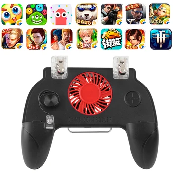 2020 Tactile Game Controller PUBG Gamepad DIY Remote Trigger Controller Joystick With Cooling Fan For IPhone Android PC Games
2020 Tactile Game Controller PUBG Gamepad DIY Remote Trigger Controller Joystick With Cooling Fan For IPhone Android PC Games