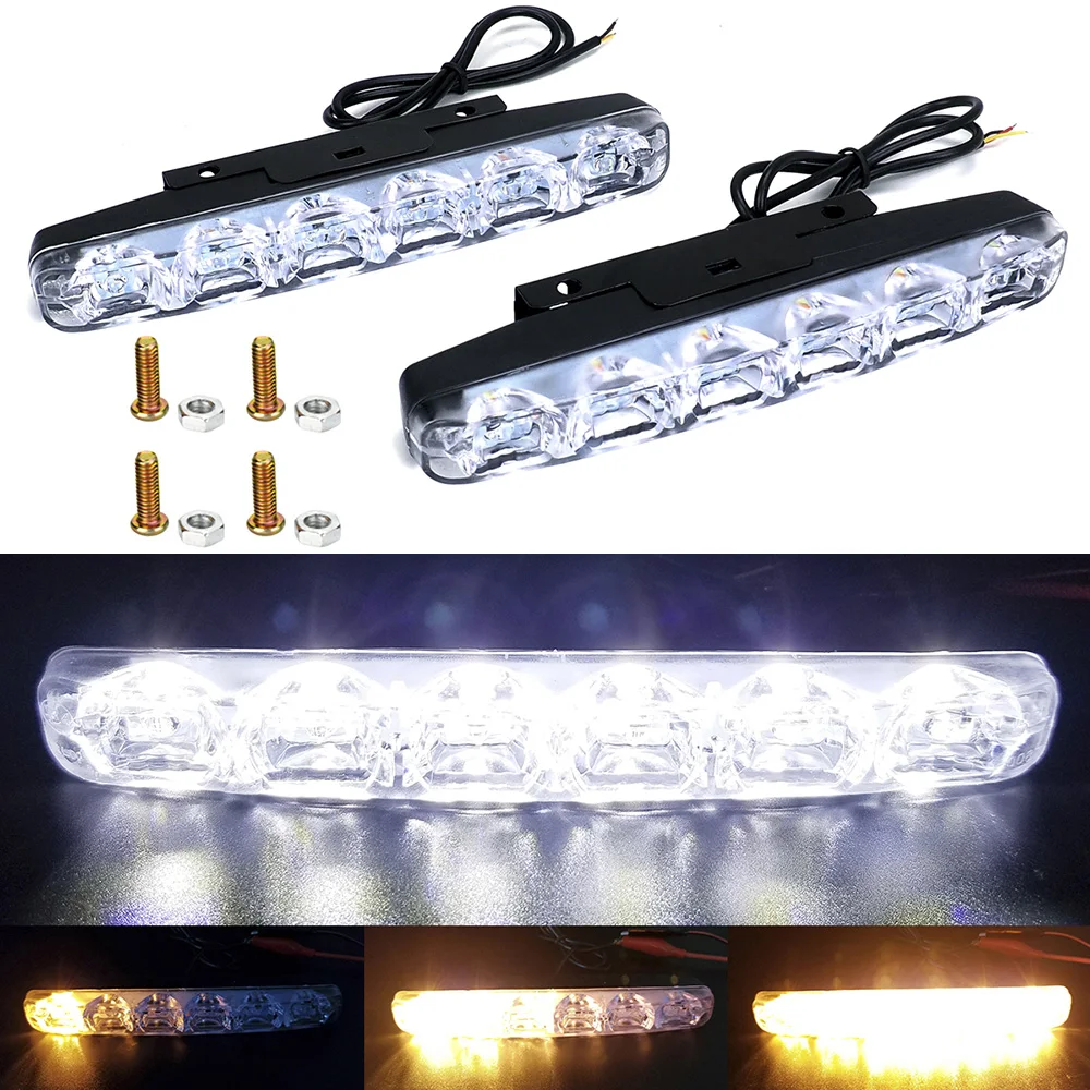 Yellow Dynamic LED Car Daytime Running Light 12V Super White Waterproof Car Day Light DRL For VW Audi BMW SUZUKI Accessories
Yellow Dynamic LED Car Daytime Running Light 12V Super White Waterproof Car Day Light DRL For VW Audi BMW SUZUKI Accessories