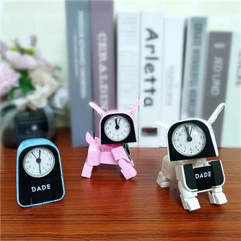 Multifunctional manual deformation children students cartoon toy robot dog electronic alarm clock digital desktop travel clock
Multifunctional manual deformation children students cartoon toy robot dog electronic alarm clock digital desktop travel clock