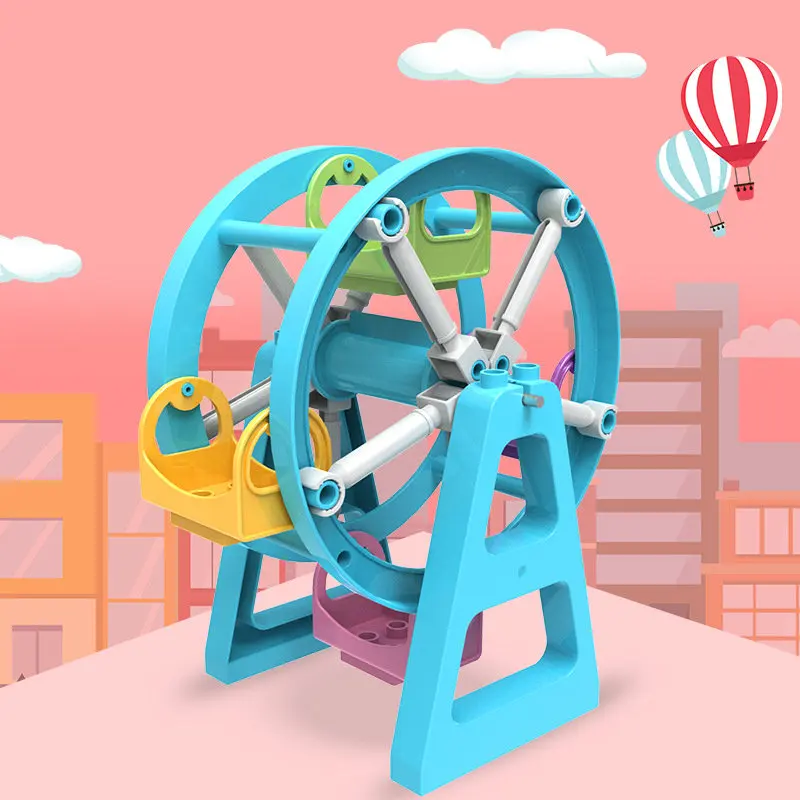 Big Size Creative Ferris wheel Model Building Blocks Colorful Bulk Bricks Educational Learning Toy Compatible Legoinglys Duploed
Big Size Creative Ferris wheel Model Building Blocks Colorful Bulk Bricks Educational Learning Toy Compatible Legoinglys Duploed