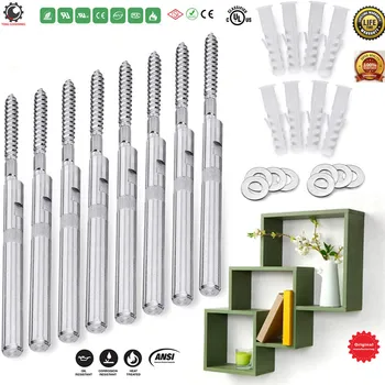 Floating Shelf Brackets Wall Supporting Pins with Screw Hardware for Hidden Shelf Wood Shelf Wall Shelf Installation 184mm Silve
Floating Shelf Brackets Wall Supporting Pins with Screw Hardware for Hidden Shelf Wood Shelf Wall Shelf Installation 184mm Silve