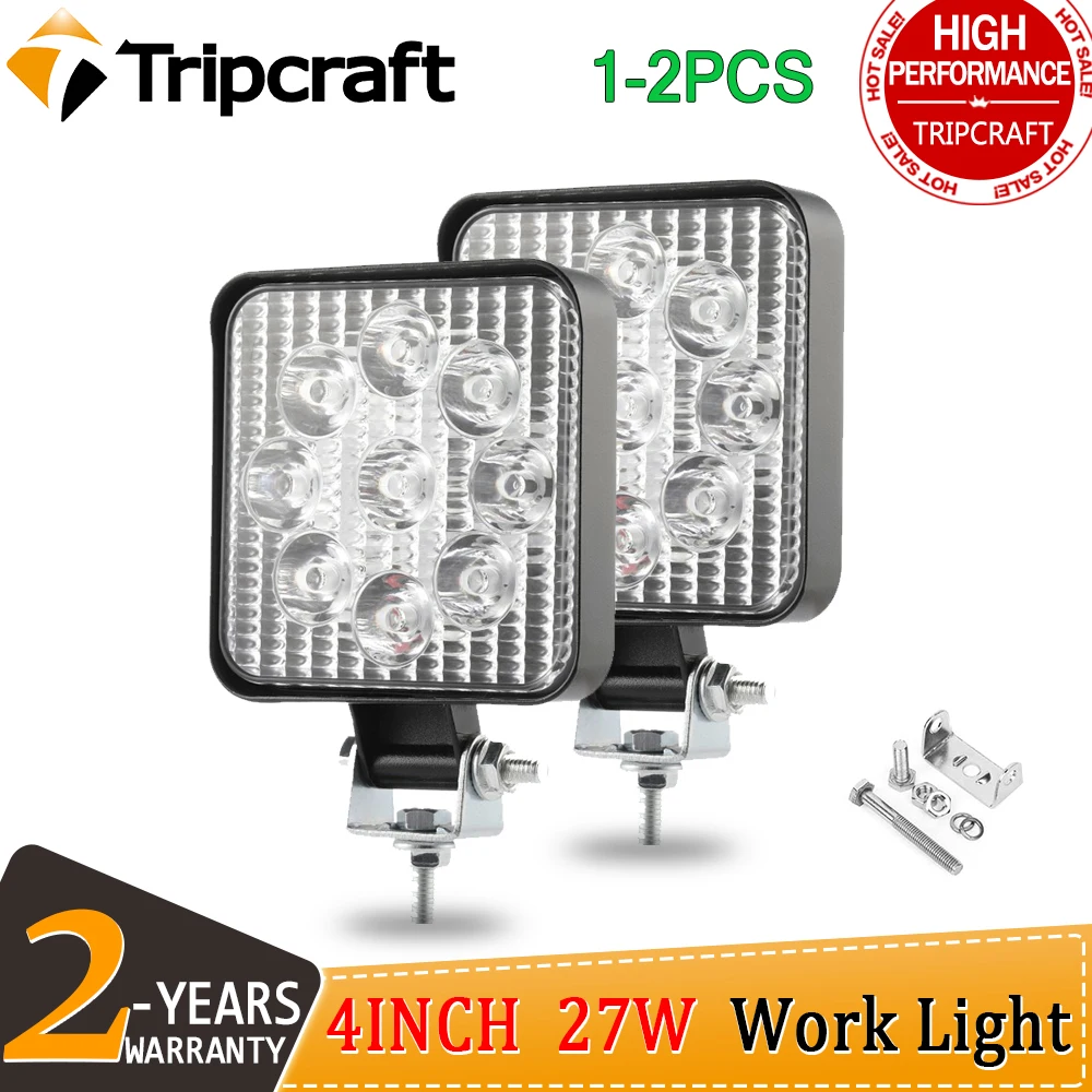 Tripcraft 4inch 4in 4" 27W LED Work Light For Offroad Car 4WD Truck Tractor Boat Trailer 4x4 SUV ATV 12V 24V Spot LED Light Bar
Tripcraft 4inch 4in 4" 27W LED Work Light For Offroad Car 4WD Truck Tractor Boat Trailer 4x4 SUV ATV 12V 24V Spot LED Light Bar