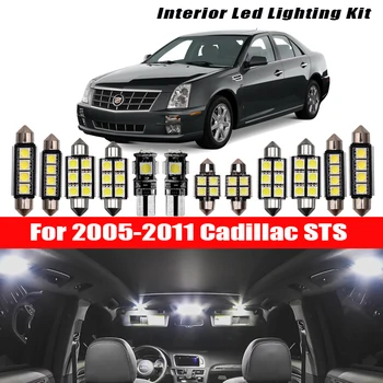 14Pcs White Canbus LED Lamp Car Bulbs Interior Package Kit For 2005-2011 Cadillac STS Map Dome Trunk Plate Light 
14Pcs White Canbus LED Lamp Car Bulbs Interior Package Kit For 2005-2011 Cadillac STS Map Dome Trunk Plate Light