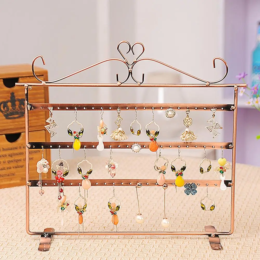 72 Holes Metal Earring Necklace Display Holder Jewelry Stand Rack Organizer New
72 Holes Metal Earring Necklace Display Holder Jewelry Stand Rack Organizer New