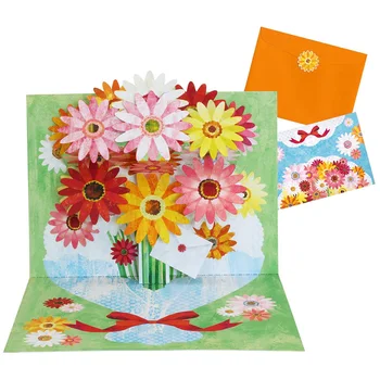 DIY Pop-up Card Gerbera Flower,Handmade 3D Anniversary Greeting Card Paper Model,Postcard Invitation Papercraft,Craft ER-133
DIY Pop-up Card Gerbera Flower,Handmade 3D Anniversary Greeting Card Paper Model,Postcard Invitation Papercraft,Craft ER-133