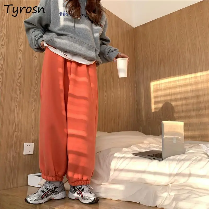 Casual Pants Women Thicken Winter Warm Trousers Wide Leg Streetwear Leisure All-match Outwork Chic Retro Ins Ulzzang Unisex New
Casual Pants Women Thicken Winter Warm Trousers Wide Leg Streetwear Leisure All-match Outwork Chic Retro Ins Ulzzang Unisex New