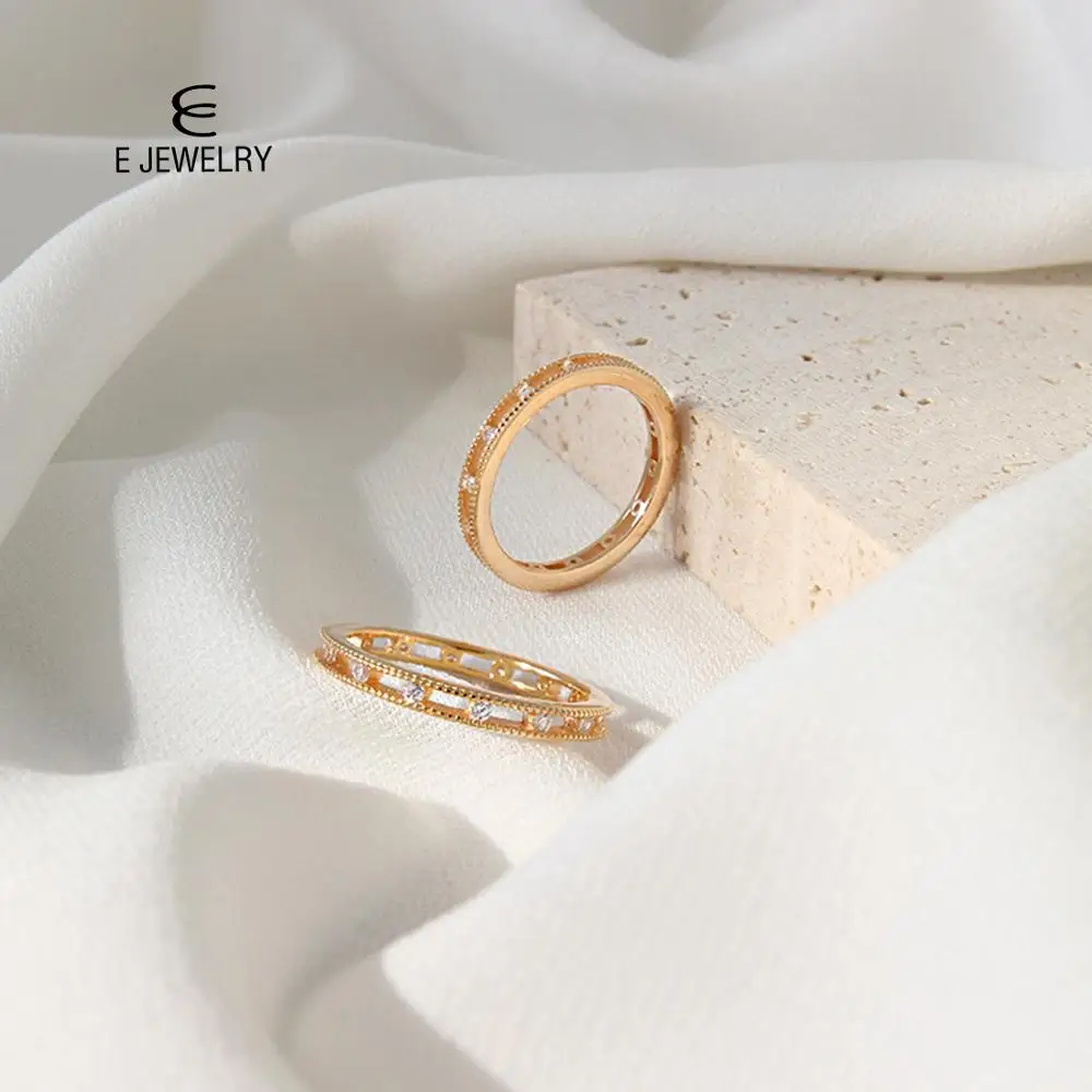 E Jewelry 925 Sterling silver Small lattice fresh temperament simple zircon round female ring silver ring Jewelry 2019
E Jewelry 925 Sterling silver Small lattice fresh temperament simple zircon round female ring silver ring Jewelry 2019