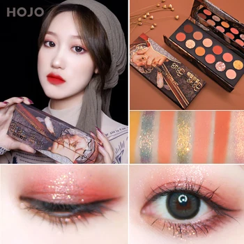 HOJO 12 Color Aristocratic Painting Eyeshadow Palettes Shimmer Matte Pigmented Eyeshadow Powder Makeup Glitter Crystal Eyeshadow
HOJO 12 Color Aristocratic Painting Eyeshadow Palettes Shimmer Matte Pigmented Eyeshadow Powder Makeup Glitter Crystal Eyeshadow