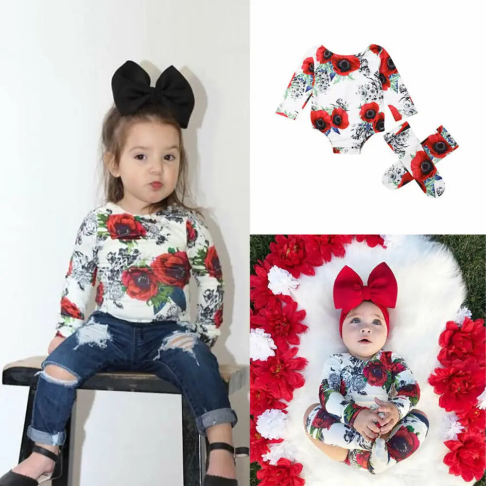 Toddler Baby Girls Flower Jumpsuit Bodysuit Romper + Sock Summer Clothes 2pcs
Toddler Baby Girls Flower Jumpsuit Bodysuit Romper + Sock Summer Clothes 2pcs