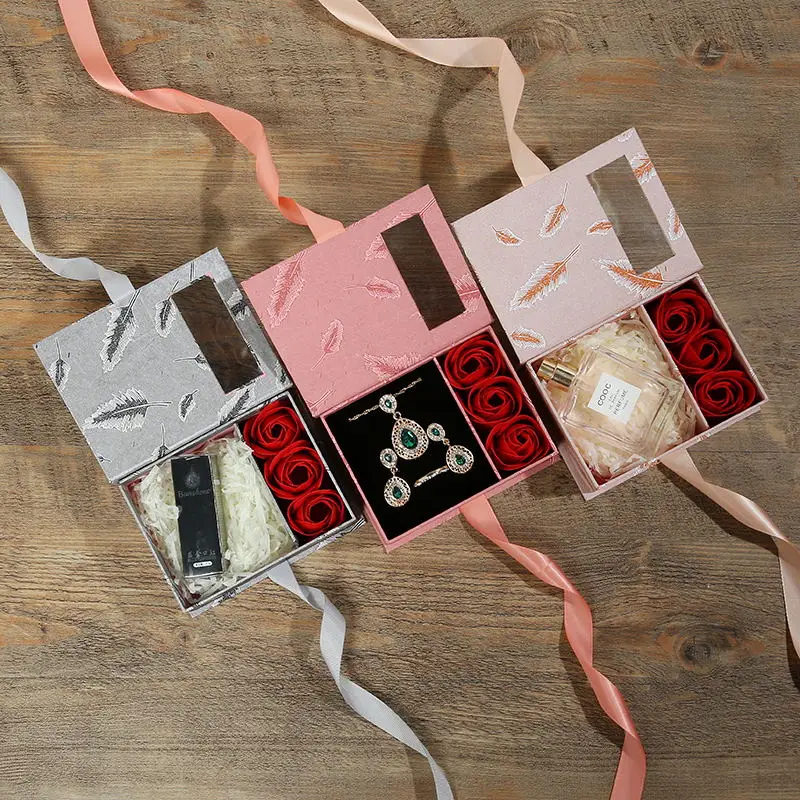 Lovers gift box DIY jewelry organizer box for rings earring necklace cosmetic diaplay Bow box high quality gift packaging
Lovers gift box DIY jewelry organizer box for rings earring necklace cosmetic diaplay Bow box high quality gift packaging