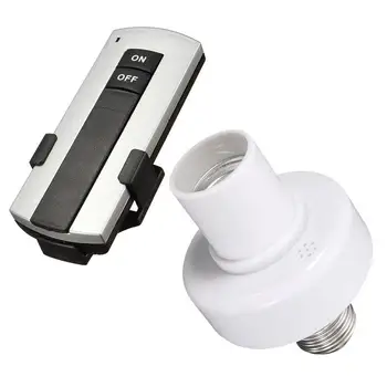 E27 Socket Cap RC Wireless Remote Control Light Lamp Bulb Holder Switch 
E27 Socket Cap RC Wireless Remote Control Light Lamp Bulb Holder Switch