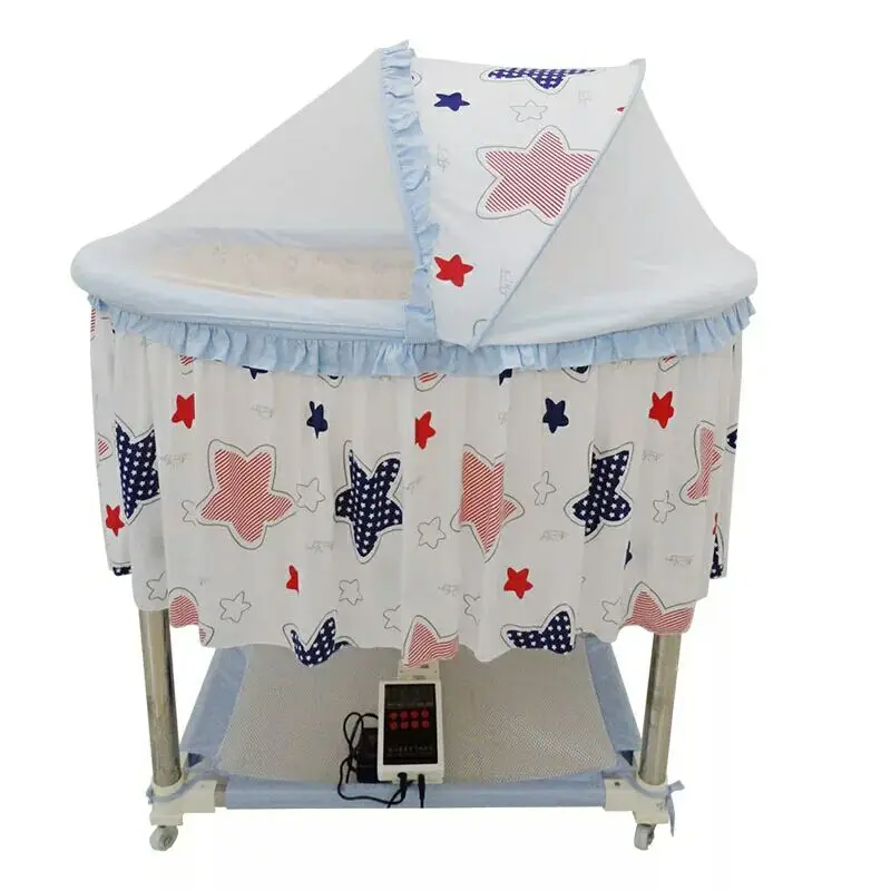 075 to Sleep Useful Product Shake up And down Height Adjustable Electric Infant Bassinet Voice Automatic Cradle Smart Shake Baby
075 to Sleep Useful Product Shake up And down Height Adjustable Electric Infant Bassinet Voice Automatic Cradle Smart Shake Baby