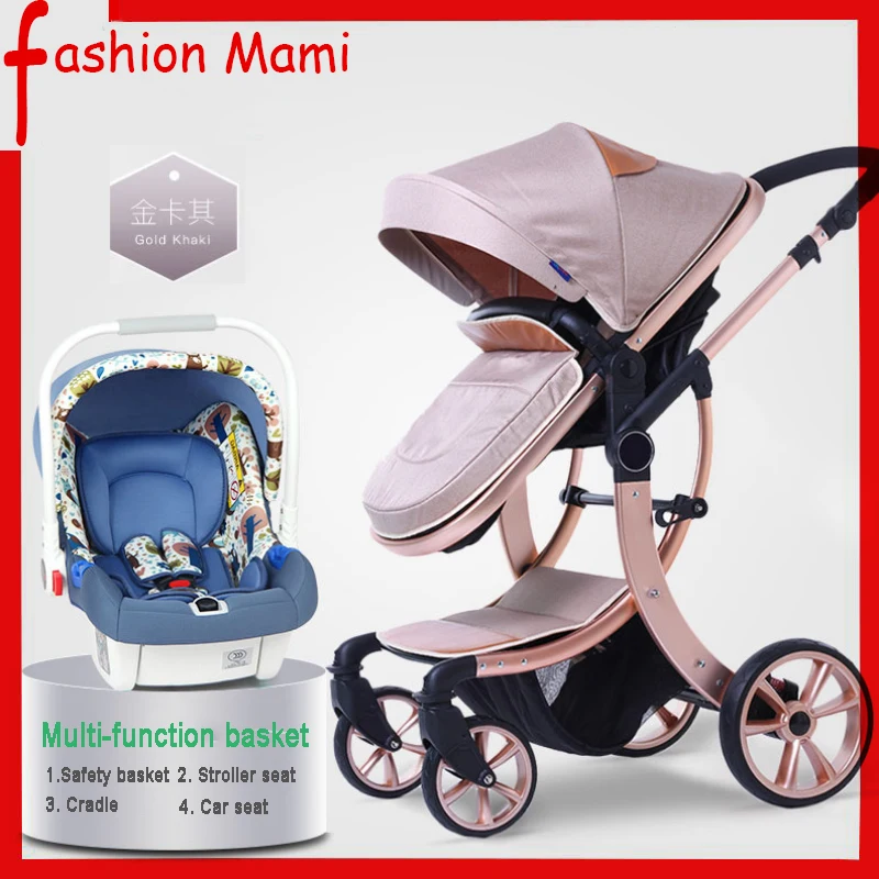 Baby stroller can sit flat lay high landscape folding baby child newborn baby stroller
Baby stroller can sit flat lay high landscape folding baby child newborn baby stroller