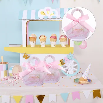 50 Sets Creative Gift Storage Containers Chic Candy Boxes Ribbons (S, Pink)
50 Sets Creative Gift Storage Containers Chic Candy Boxes Ribbons (S, Pink)