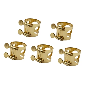 5Pcs Saxophone Metal Ligature Clip Clamp Buckle for Sax Mouthpiece Accessory
5Pcs Saxophone Metal Ligature Clip Clamp Buckle for Sax Mouthpiece Accessory