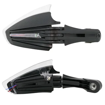 1 Pair Motorcycle Hand Guards Motocross LED Light Hand Guard Shield WindproofBar-Handle with Turn Signal Light 7/8
1 Pair Motorcycle Hand Guards Motocross LED Light Hand Guard Shield WindproofBar-Handle with Turn Signal Light 7/8