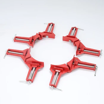 4pcs Woodworking 90° Right Angle Picture Frame Corner Clamp Clip Holder Tool Set
4pcs Woodworking 90° Right Angle Picture Frame Corner Clamp Clip Holder Tool Set