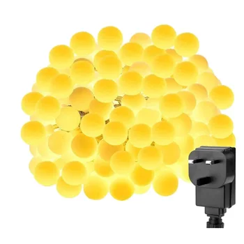 10M 100 LED Globe String Lights,Fairy Lights, 8 Modes,for ,Garden,Party, Wedding Decorations and More,Warm White,UK Plug
10M 100 LED Globe String Lights,Fairy Lights, 8 Modes,for ,Garden,Party, Wedding Decorations and More,Warm White,UK Plug