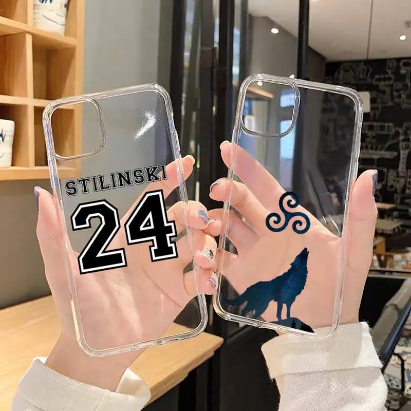 Чехол для телефона Teen Wolf Stilinski 24 прозрачный iPhone 11 12 mini pro XS MAX 8 7 6 6S Plus X 5S SE 2020 XR |