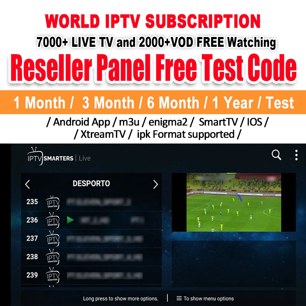 

Stable IPTV subscription 1 Year 10000+ Live TV support Spain France Belgium UK Netherlands Portugal enigma2 smart TV Android box