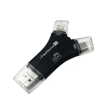 4 in 1 i-Flash Drive USB Micro SD/TF Memory Card Reader Adapter for Phone Universal MU8669
4 in 1 i-Flash Drive USB Micro SD/TF Memory Card Reader Adapter for Phone Universal MU8669