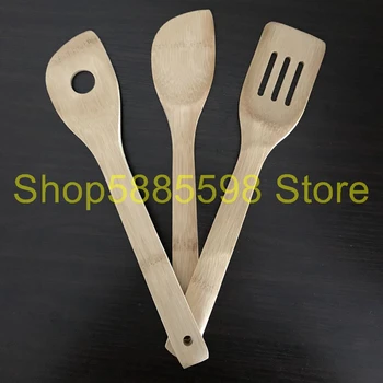 Kitchen Bamboo utensils bamboo spatula bamboo slotted shovel bamboo spatula with hole 3PCS/set
Kitchen Bamboo utensils bamboo spatula bamboo slotted shovel bamboo spatula with hole 3PCS/set