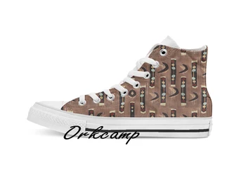 Woodgrained Fifties Abstract Custom Casual High Top lace-up Canvas shoes sneakers Drop shipping 
Woodgrained Fifties Abstract Custom Casual High Top lace-up Canvas shoes sneakers Drop shipping