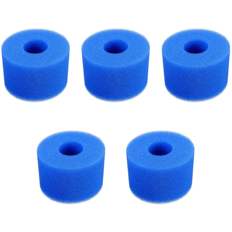 5PCS Swimming Pool Foam Filter Sponge for Intex S1 Reusable Washable Biofoam Cleaner Accessorie Promot | Дом и сад