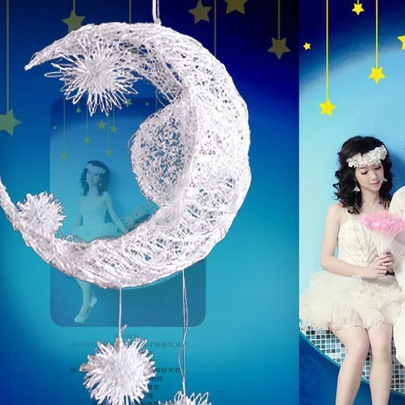 Kid's Room Lighting Modern Fashion Moon&Star Pendant Lights Child Bedroom Lamps Aluminum Chander for Living Room Home Decoration
Kid's Room Lighting Modern Fashion Moon&Star Pendant Lights Child Bedroom Lamps Aluminum Chander for Living Room Home Decoration