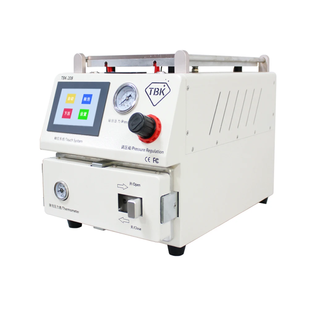 3 In 1 Touch Screen Maintenance Separation Laminating And Defoaming Machine Curved Screen OCA 14 Inch Screen Separator TBK 208
3 In 1 Touch Screen Maintenance Separation Laminating And Defoaming Machine Curved Screen OCA 14 Inch Screen Separator TBK 208