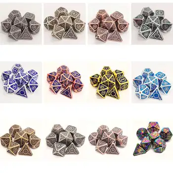 7Pcs New Design Dragon Scales Metal Dice with Pouch For Dungeons And Dragon RPG MTG Board Games D4 D6 D8 D10 D12 D20
7Pcs New Design Dragon Scales Metal Dice with Pouch For Dungeons And Dragon RPG MTG Board Games D4 D6 D8 D10 D12 D20