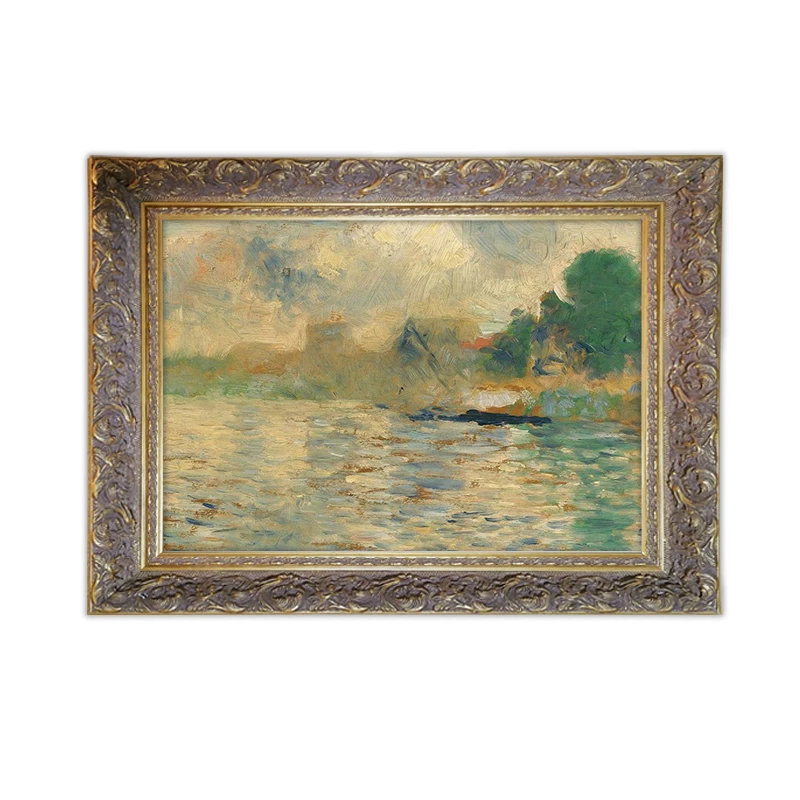 Framed Georges Seurat Bank of the Seine framed wall art with Easy Assemble DIY Wood Frame
Framed Georges Seurat Bank of the Seine framed wall art with Easy Assemble DIY Wood Frame