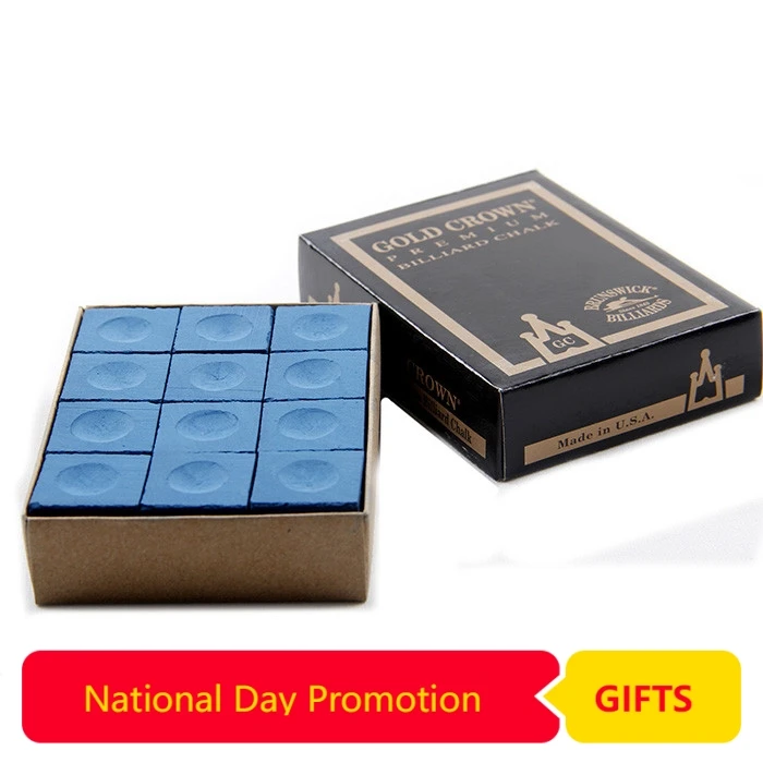 High Quality Brunswick Chalks Professional Billiard Chalks Economical Durable Billiards Accessories 12 Pieces Per Small Box
High Quality Brunswick Chalks Professional Billiard Chalks Economical Durable Billiards Accessories 12 Pieces Per Small Box