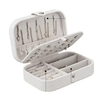 Portable Simple Storage Box Multifunctional Two Layers Container Organizer Box For Women Travel Small PU Leather Jewelry Case
Portable Simple Storage Box Multifunctional Two Layers Container Organizer Box For Women Travel Small PU Leather Jewelry Case