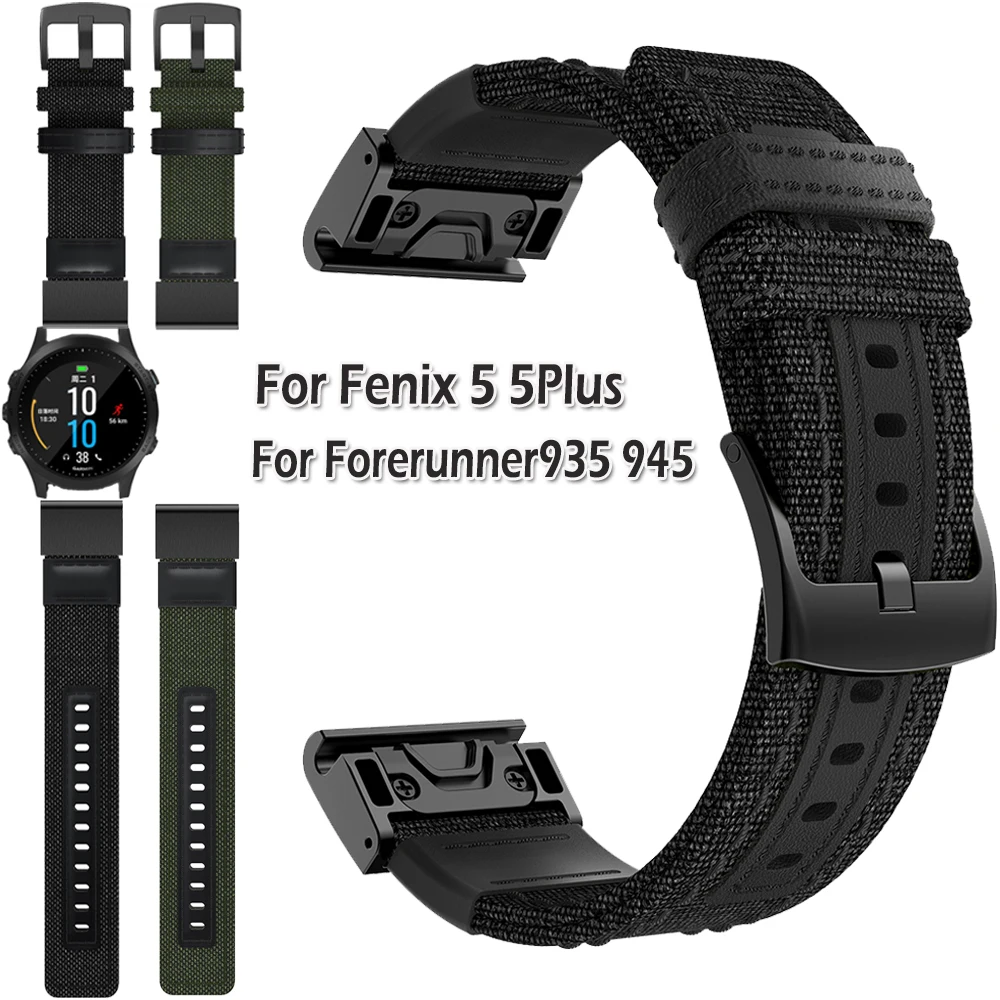 Nylon Watchband Strap for Garmin Fenix 5 5Plus/Forerunner 935 945 Smart Bracelet 22mm Band Sport Easy Fit Wristband Correa
Nylon Watchband Strap for Garmin Fenix 5 5Plus/Forerunner 935 945 Smart Bracelet 22mm Band Sport Easy Fit Wristband Correa
