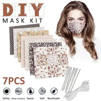 DIY Brown Printing Cotton Fabric Bundle Patchwork Handmade Breathable Patchwork Needlework Sewing Accessories 7pcs/Set
DIY Brown Printing Cotton Fabric Bundle Patchwork Handmade Breathable Patchwork Needlework Sewing Accessories 7pcs/Set