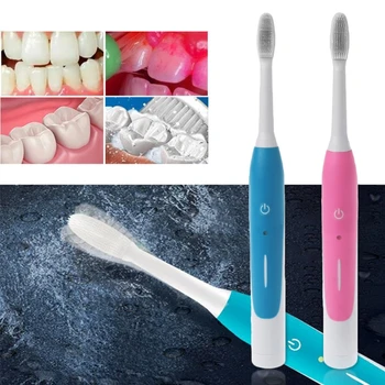 Sonic Electric USB Toothbrush Oral Cleaning Whitening Tools White with 3 heads X7JA 
Sonic Electric USB Toothbrush Oral Cleaning Whitening Tools White with 3 heads X7JA