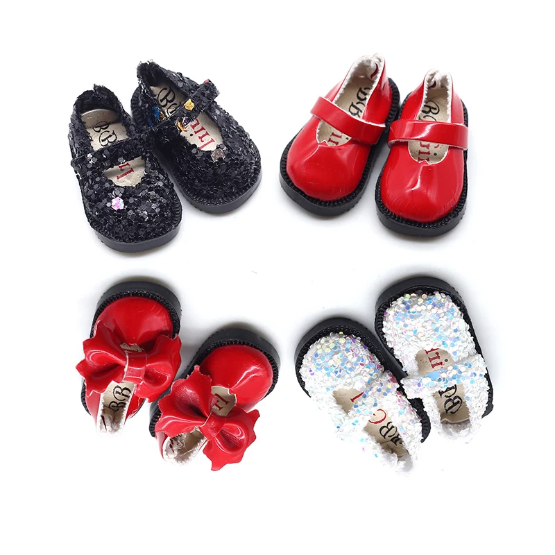 1 Pair Of 3.2cm For Mini Leather Shoes for Clothing Accessories Toys 1/8 Scale Doll Bowknot Shoes
1 Pair Of 3.2cm For Mini Leather Shoes for Clothing Accessories Toys 1/8 Scale Doll Bowknot Shoes